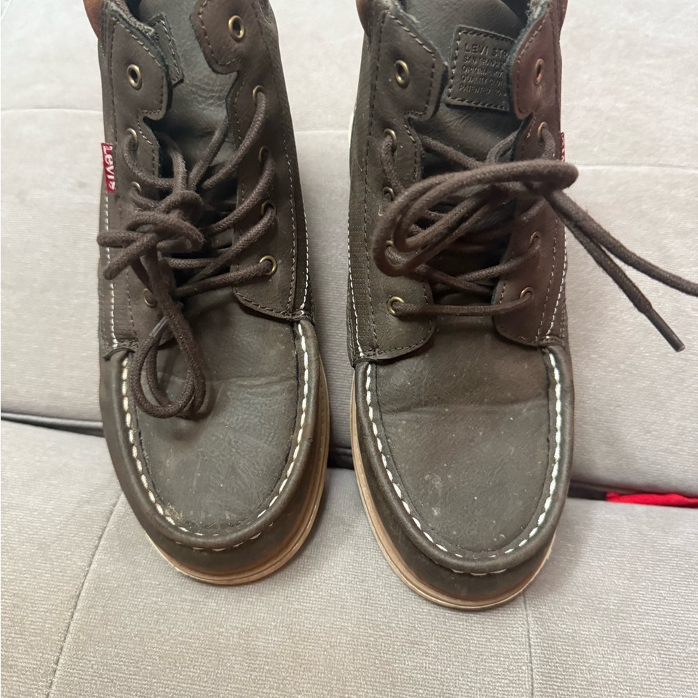 Sperry Men's Dark Brown Leather Boots